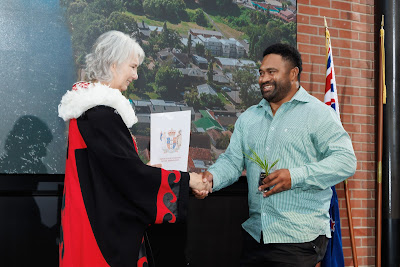 Photo from the HCC NZ Citizenship Ceremony 1 (Morning) held at The Atrium, Wintec/Te Pukenga, Hamilton, Waikato, New Zealand at 10:00am on Monday, 15 April, 2024. Photo: Mike Walen / KeyImagery Photography. Copyright: © Hamilton City Council.