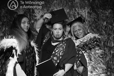Booth photo from the TWoA Tainui 2021 Graduations (Friday - Ceremony 3),  held at Elim Church, Te Rapa, Hamilton, New Zealand. Taken: Friday 23 April 2021. Photo: InstaBooth / KeyImagery Photography. Copyright: © Te Wānanga o Aotearoa.