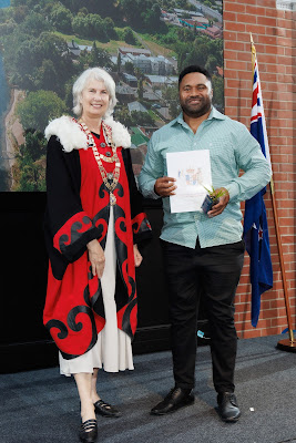 Photo from the HCC NZ Citizenship Ceremony 1 (Morning) held at The Atrium, Wintec/Te Pukenga, Hamilton, Waikato, New Zealand at 10:00am on Monday, 15 April, 2024. Photo: Mike Walen / KeyImagery Photography. Copyright: © Hamilton City Council.