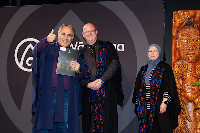 Photo from Ceremony 3 of the TWoA Tāmaki Makaurau 2025 Graduations (May 2025) held at the Mangere Arts Centre in Auckland, New Zealand on Tuesdday, 27 May, 2025. Photo by Mike Walen / KeyImagery Photography. Copyright: © 2025 Te Wānanga o Aotearoa.