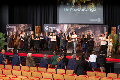 Photo from the TWoA Whirikoka 2024 Graduation (Gisborne), held at the War Memorial Theatre, Gisborne, East Coast, New Zealand on Wednesday, 16 April, 2025. Photo by Alick Saunders for KeyImagery Photography. Copyright: © 2025 Te Wānanga o Aotearoa.