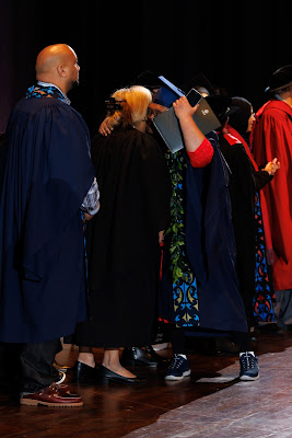 Photo from the TWoA Tāmaki Makaurau 2023 Graduations (Ceremony 1 @ 10am), held at the Due Drop Events Centre, Manukau, Auckland, New Zealand on Wednesday, 7 June, 2023. Photo: Mike Walen / KeyImagery Photography. Copyright: © Te Wānanga o Aotearoa.