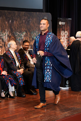Photo from the TWoA Tāmaki Makaurau 2023 Graduations (Ceremony 3 @ 8pm), held at the Due Drop Events Centre, Manukau, Auckland, New Zealand on Wednesday, 7 June, 2023. Photo: Mike Walen / KeyImagery Photography. Copyright: © Te Wānanga o Aotearoa.
