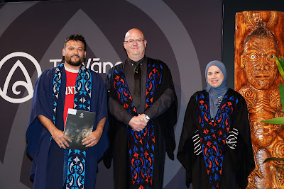Photo from Ceremony 3 of the TWoA Tāmaki Makaurau 2025 Graduations (May 2025) held at the Mangere Arts Centre in Auckland, New Zealand on Tuesdday, 27 May, 2025. Photo by Mike Walen / KeyImagery Photography. Copyright: © 2025 Te Wānanga o Aotearoa.