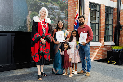 Photo from the HCC NZ Citizenship Ceremony (Morning) held in The Atrium, Wintec/Te Pukenga, Hamilton, Waikato, New Zealand at 10:00am on Monday, 12 February, 2024. Photo: Mike Walen / KeyImagery Photography. Copyright: © Hamilton City Council.