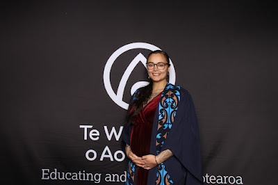 Photo from the TWoA Tāmaki Makaurau 2023 Graduations (Ceremony 6 @ 8pm), held at the Due Drop Events Centre, Manukau, Auckland, New Zealand on Thursday, 8 June, 2023. Photo: InstaBooth by KeyImagery Photography. Copyright: © Te Wānanga o Aotearoa.