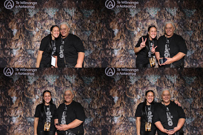 Booth photo from the TWoA Tainui 2021 Graduations (Thursday Morning - Ceremony 1), held at Elim Church, Te Rapa, Hamilton, New Zealand. Taken: Thursday 22 April 2021. Photo: InstaBooth / KeyImagery Photography. Copyright: © Te Wānanga o Aotearoa.
