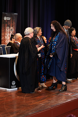 Photo from the TWoA Tāmaki Makaurau 2023 Graduations (Ceremony 3 @ 8pm), held at the Due Drop Events Centre, Manukau, Auckland, New Zealand on Wednesday, 7 June, 2023. Photo: Mike Walen / KeyImagery Photography. Copyright: © Te Wānanga o Aotearoa.