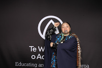 Photo from the TWoA Tāmaki Makaurau 2023 Graduations (Ceremony 6 @ 8pm), held at the Due Drop Events Centre, Manukau, Auckland, New Zealand on Thursday, 8 June, 2023. Photo: InstaBooth by KeyImagery Photography. Copyright: © Te Wānanga o Aotearoa.
