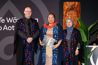 Photo from Ceremony 3 of the TWoA Tāmaki Makaurau 2025 Graduations (May 2025) held at the Mangere Arts Centre in Auckland, New Zealand on Tuesdday, 27 May, 2025. Photo by Mike Walen / KeyImagery Photography. Copyright: © 2025 Te Wānanga o Aotearoa.