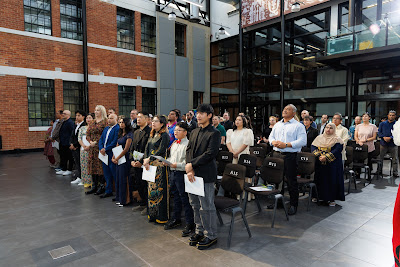 Photo from the HCC NZ Citizenship Ceremony 1 (Morning) held at The Atrium, Wintec/Te Pukenga, Hamilton, Waikato, New Zealand at 10:00am on Monday, 15 April, 2024. Photo: Mike Walen / KeyImagery Photography. Copyright: © Hamilton City Council.