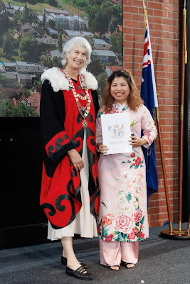 Photo from the HCC NZ Citizenship Ceremony 1 (Morning) held at The Atrium, Wintec/Te Pukenga, Hamilton, Waikato, New Zealand at 10:00am on Monday, 15 April, 2024. Photo: Mike Walen / KeyImagery Photography. Copyright: © Hamilton City Council.