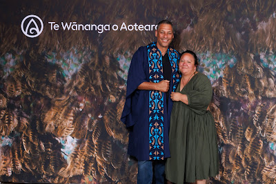 Photo from the TWoA Tāmaki Makaurau 2023 November Graduations (Ceremony 1 @ 1pm), held at the Due Drop Events Centre, Manukau, Auckland, New Zealand on Tuesday, 28 November, 2023. Photo: Mike Walen / KeyImagery Photography. Copyright: © Te Wānanga o Aotearoa.