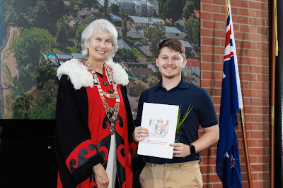 Photo from the HCC NZ Citizenship Ceremony 1 (Morning) held at The Atrium, Wintec/Te Pukenga, Hamilton, Waikato, New Zealand at 10:00am on Monday, 15 April, 2024. Photo: Mike Walen / KeyImagery Photography. Copyright: © Hamilton City Council.