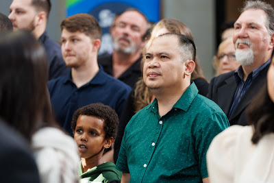 Photo from the HCC NZ Citizenship Ceremony 1 (Morning) held at The Atrium, Wintec/Te Pukenga, Hamilton, Waikato, New Zealand at 10:00am on Monday, 15 April, 2024. Photo: Mike Walen / KeyImagery Photography. Copyright: © Hamilton City Council.