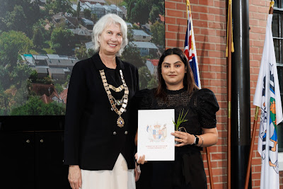 Photo from the HCC NZ Citizenship Ceremony 2 (Afternoon) held at The Atrium, Wintec/Te Pukenga, Hamilton, Waikato, New Zealand at 3:30pm on Monday, 15 April, 2024. Photo: Mike Walen / KeyImagery Photography. Copyright: © Hamilton City Council.