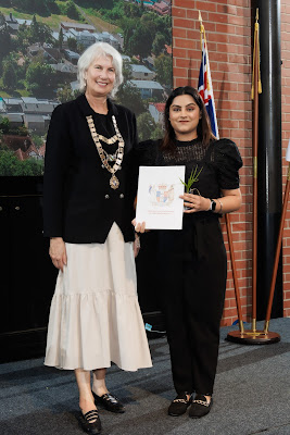 Photo from the HCC NZ Citizenship Ceremony 2 (Afternoon) held at The Atrium, Wintec/Te Pukenga, Hamilton, Waikato, New Zealand at 3:30pm on Monday, 15 April, 2024. Photo: Mike Walen / KeyImagery Photography. Copyright: © Hamilton City Council.