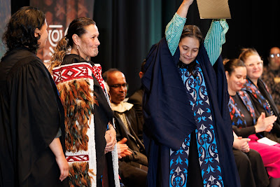 Photo from the TWoA Tāmaki Makaurau 2023 Graduations (Ceremony 4 @ 10am), held at the Due Drop Events Centre, Manukau, Auckland, New Zealand on Thursday, 8 June, 2023. Photo: Mike Walen / KeyImagery Photography. Copyright: © Te Wānanga o Aotearoa.
