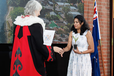 Photo from the HCC NZ Citizenship Ceremony 1 (Morning) held at The Atrium, Wintec/Te Pukenga, Hamilton, Waikato, New Zealand at 10:00am on Monday, 15 April, 2024. Photo: Mike Walen / KeyImagery Photography. Copyright: © Hamilton City Council.