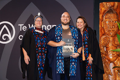 Photo from Ceremony 2 of the TWoA Tāmaki Makaurau 2025 Graduations (May 2025) held at the Mangere Arts Centre in Auckland, New Zealand on Monday, 26 May, 2025. Photo by Mike Walen / KeyImagery Photography. Copyright: © 2025 Te Wānanga o Aotearoa.