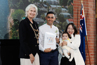 Photo from the HCC NZ Citizenship Ceremony 2 (Afternoon) held at The Atrium, Wintec/Te Pukenga, Hamilton, Waikato, New Zealand at 3:30pm on Monday, 15 April, 2024. Photo: Mike Walen / KeyImagery Photography. Copyright: © Hamilton City Council.