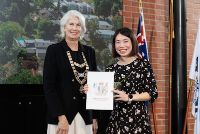 Photo from the HCC NZ Citizenship Ceremony 2 (Afternoon) held at The Atrium, Wintec/Te Pukenga, Hamilton, Waikato, New Zealand at 3:30pm on Monday, 15 April, 2024. Photo: Mike Walen / KeyImagery Photography. Copyright: © Hamilton City Council.