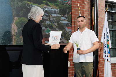 Photo from the HCC NZ Citizenship Ceremony 2 (Afternoon) held at The Atrium, Wintec/Te Pukenga, Hamilton, Waikato, New Zealand at 3:30pm on Monday, 15 April, 2024. Photo: Mike Walen / KeyImagery Photography. Copyright: © Hamilton City Council.