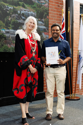 Photo from the HCC NZ Citizenship Ceremony (Morning) held in The Atrium, Wintec/Te Pukenga, Hamilton, Waikato, New Zealand at 10:00am on Monday, 12 February, 2024. Photo: Mike Walen / KeyImagery Photography. Copyright: © Hamilton City Council.