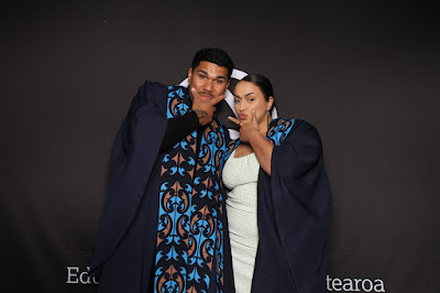 Photo from the TWoA Tāmaki Makaurau 2023 Graduations (Ceremony 6 @ 8pm), held at the Due Drop Events Centre, Manukau, Auckland, New Zealand on Thursday, 8 June, 2023. Photo: InstaBooth by KeyImagery Photography. Copyright: © Te Wānanga o Aotearoa.