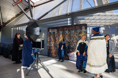 Photo from the TWoA Waiariki 2023 Graduations (Waiwhero), held at Te Puia, Rotorua, Bay of Plenty, New Zealand on Friday, 12 May, 2023. Photo: Mike Walen / KeyImagery Photography. Copyright: © Te Wānanga o Aotearoa.