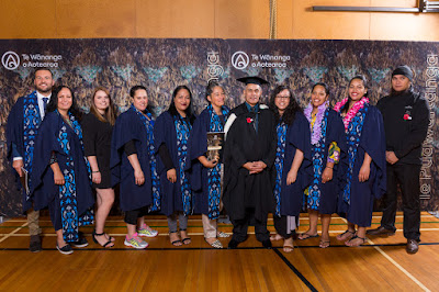 Photo from the TWoA Tainui 2018 Graduations (Ceremony 1),  held at Hamilton Boys' High School, Hamilton, New Zealand. Taken: Thursday 19 April 2018. Photo: Mike Walen / KeyImagery Photography. Copyright: © Te Wananga o Aotearoa.