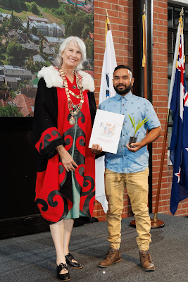 Photo from the HCC NZ Citizenship Ceremony 1 (Morning) held at The Atrium, Wintec/Te Pukenga, Hamilton, Waikato, New Zealand at 10:00am on Monday, 11 March, 2024. Photo: Mike Walen / KeyImagery Photography. Copyright: © Hamilton City Council.