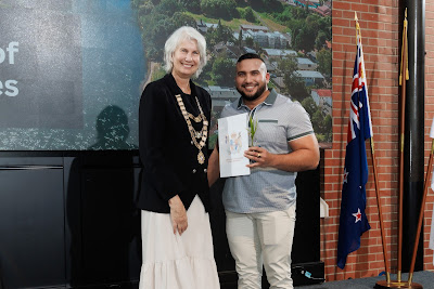 Photo from the HCC NZ Citizenship Ceremony 2 (Afternoon) held at The Atrium, Wintec/Te Pukenga, Hamilton, Waikato, New Zealand at 3:30pm on Monday, 15 April, 2024. Photo: Mike Walen / KeyImagery Photography. Copyright: © Hamilton City Council.