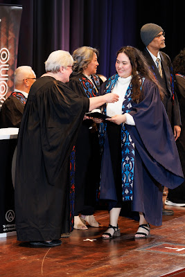 Photo from the TWoA Tāmaki Makaurau 2023 Graduations (Ceremony 3 @ 8pm), held at the Due Drop Events Centre, Manukau, Auckland, New Zealand on Wednesday, 7 June, 2023. Photo: Mike Walen / KeyImagery Photography. Copyright: © Te Wānanga o Aotearoa.