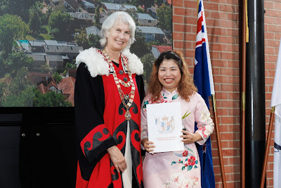Photo from the HCC NZ Citizenship Ceremony 1 (Morning) held at The Atrium, Wintec/Te Pukenga, Hamilton, Waikato, New Zealand at 10:00am on Monday, 15 April, 2024. Photo: Mike Walen / KeyImagery Photography. Copyright: © Hamilton City Council.