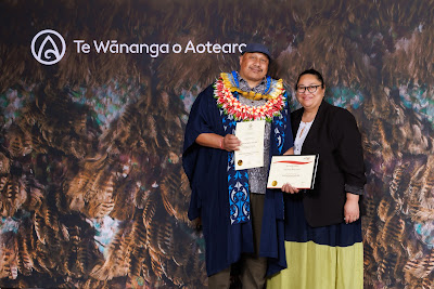 Photo from the TWoA Tāmaki Makaurau 2023 November Graduations (Ceremony 1 @ 1pm), held at the Due Drop Events Centre, Manukau, Auckland, New Zealand on Tuesday, 28 November, 2023. Photo: Mike Walen / KeyImagery Photography. Copyright: © Te Wānanga o Aotearoa.