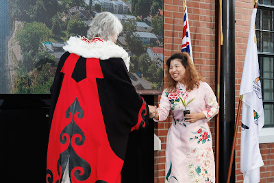 Photo from the HCC NZ Citizenship Ceremony 1 (Morning) held at The Atrium, Wintec/Te Pukenga, Hamilton, Waikato, New Zealand at 10:00am on Monday, 15 April, 2024. Photo: Mike Walen / KeyImagery Photography. Copyright: © Hamilton City Council.