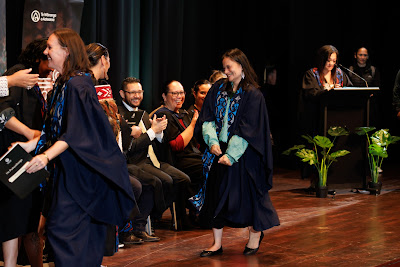 Photo from the TWoA Tāmaki Makaurau 2023 Graduations (Ceremony 4 @ 10am), held at the Due Drop Events Centre, Manukau, Auckland, New Zealand on Thursday, 8 June, 2023. Photo: Mike Walen / KeyImagery Photography. Copyright: © Te Wānanga o Aotearoa.