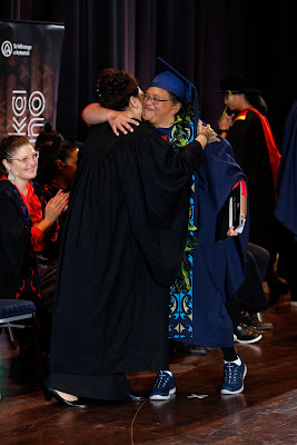 Photo from the TWoA Tāmaki Makaurau 2023 Graduations (Ceremony 1 @ 10am), held at the Due Drop Events Centre, Manukau, Auckland, New Zealand on Wednesday, 7 June, 2023. Photo: Mike Walen / KeyImagery Photography. Copyright: © Te Wānanga o Aotearoa.