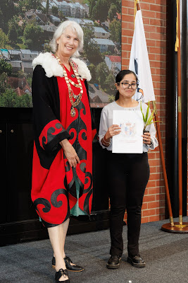 Photo from the HCC NZ Citizenship Ceremony 1 (Morning) held at The Atrium, Wintec/Te Pukenga, Hamilton, Waikato, New Zealand at 10:00am on Monday, 11 March, 2024. Photo: Mike Walen / KeyImagery Photography. Copyright: © Hamilton City Council.