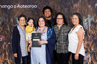 Photo from the TWoA Tāmaki Makaurau 2023 November Graduations (Ceremony 1 @ 1pm), held at the Due Drop Events Centre, Manukau, Auckland, New Zealand on Tuesday, 28 November, 2023. Photo: Mike Walen / KeyImagery Photography. Copyright: © Te Wānanga o Aotearoa.