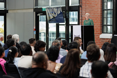 Photo from the HCC NZ Citizenship Ceremony 2 (Afternoon) held at The Atrium, Wintec/Te Pukenga, Hamilton, Waikato, New Zealand at 3:30pm on Monday, 15 April, 2024. Photo: Mike Walen / KeyImagery Photography. Copyright: © Hamilton City Council.