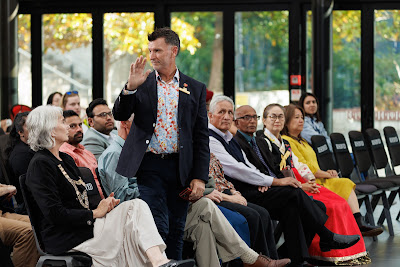 Photo from the HCC NZ Citizenship Ceremony 2 (Afternoon) held at The Atrium, Wintec/Te Pukenga, Hamilton, Waikato, New Zealand at 3:30pm on Monday, 15 April, 2024. Photo: Mike Walen / KeyImagery Photography. Copyright: © Hamilton City Council.