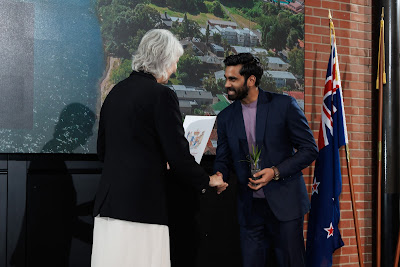 Photo from the HCC NZ Citizenship Ceremony 2 (Afternoon) held at The Atrium, Wintec/Te Pukenga, Hamilton, Waikato, New Zealand at 3:30pm on Monday, 15 April, 2024. Photo: Mike Walen / KeyImagery Photography. Copyright: © Hamilton City Council.