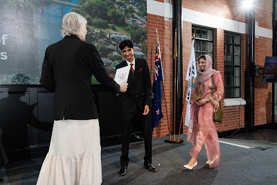 Photo from the HCC NZ Citizenship Ceremony 2 (Afternoon) held at The Atrium, Wintec/Te Pukenga, Hamilton, Waikato, New Zealand at 3:30pm on Monday, 15 April, 2024. Photo: Mike Walen / KeyImagery Photography. Copyright: © Hamilton City Council.