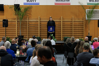 Photo from the Waikato Diocesan Whānau Dinner 2022 held in the school gym at Waikato Diocesan, Hamilton, New Zealand. Taken: Friday, 9 September 2022. Photography: Mike Walen / KeyImagery Photography. Copyright: © Waikato Diocesan School for Girls.