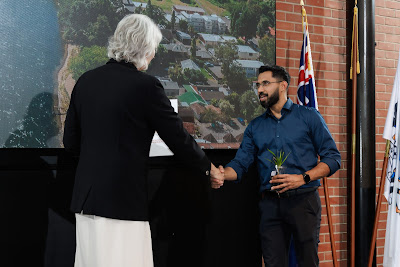Photo from the HCC NZ Citizenship Ceremony 2 (Afternoon) held at The Atrium, Wintec/Te Pukenga, Hamilton, Waikato, New Zealand at 3:30pm on Monday, 15 April, 2024. Photo: Mike Walen / KeyImagery Photography. Copyright: © Hamilton City Council.