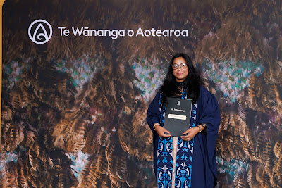 Photo from the TWoA Tāmaki Makaurau 2023 November Graduations (Ceremony 1 @ 1pm), held at the Due Drop Events Centre, Manukau, Auckland, New Zealand on Tuesday, 28 November, 2023. Photo: Mike Walen / KeyImagery Photography. Copyright: © Te Wānanga o Aotearoa.