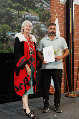 Photo from the HCC NZ Citizenship Ceremony 1 (Morning) held at The Atrium, Wintec/Te Pukenga, Hamilton, Waikato, New Zealand at 10:00am on Monday, 11 March, 2024. Photo: Mike Walen / KeyImagery Photography. Copyright: © Hamilton City Council.