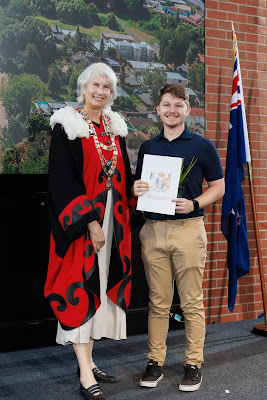 Photo from the HCC NZ Citizenship Ceremony 1 (Morning) held at The Atrium, Wintec/Te Pukenga, Hamilton, Waikato, New Zealand at 10:00am on Monday, 15 April, 2024. Photo: Mike Walen / KeyImagery Photography. Copyright: © Hamilton City Council.